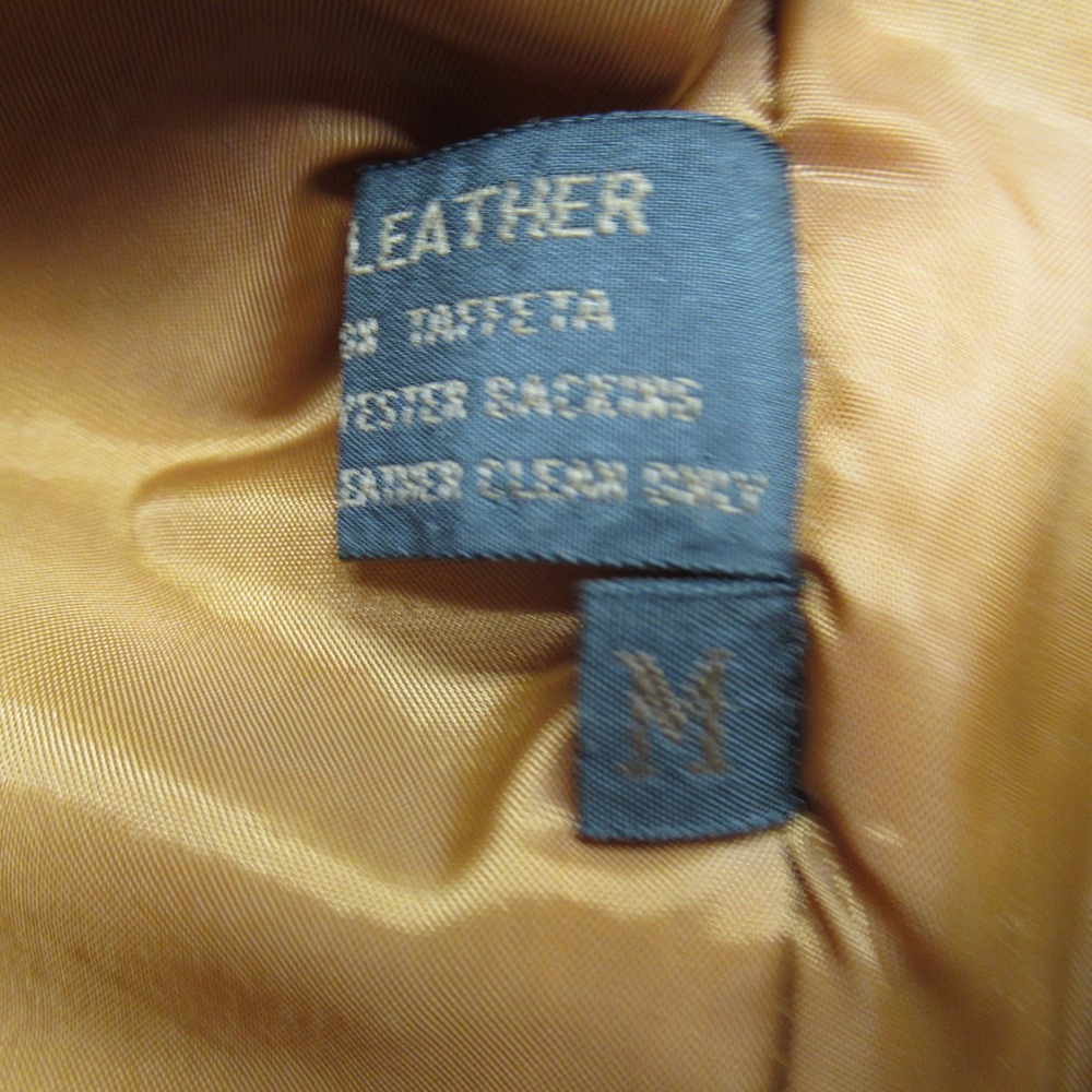 Winlit Genuine Leather Jacket Women Medium Brown Western NEEDS ZIPPER REPAIR VTG - Picture 4 of 16